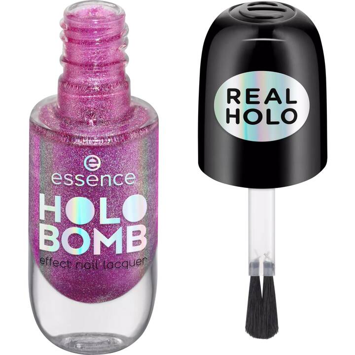 ESSENCE Vernis à ongles coloré Holo Bomb (02 Holo Moly, 8 ml)