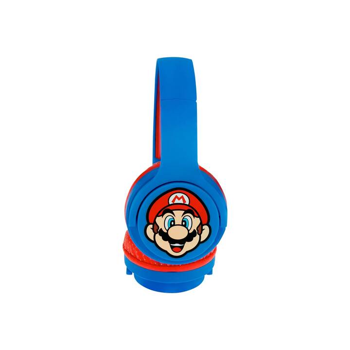 OTL TECHNOLOGIES Super Mario Cuffie per bambini (Over-Ear, Bluetooth 5.0,  Rosso, Blu) - Interdiscount