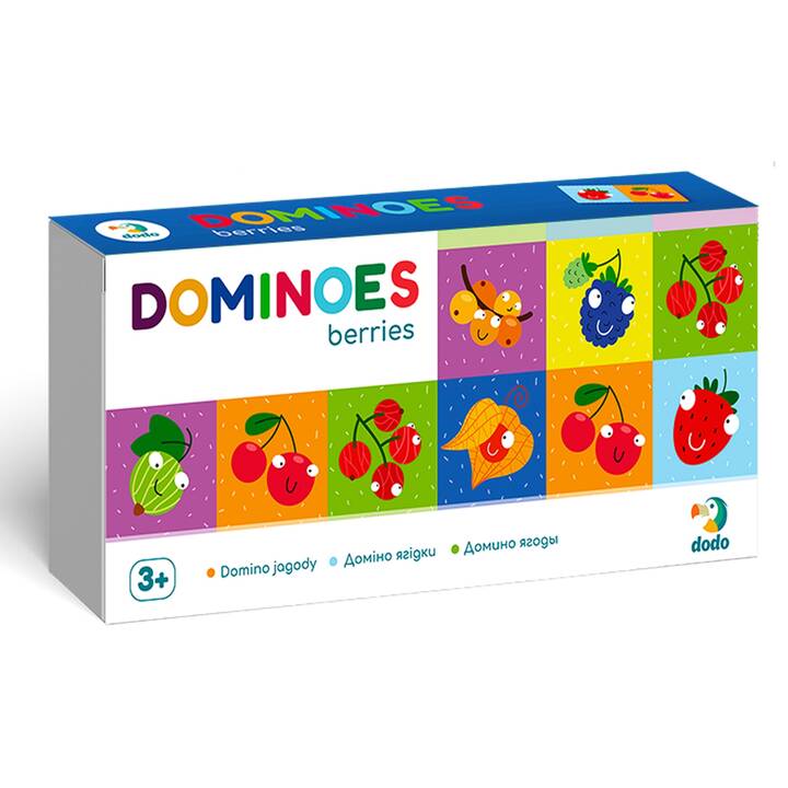 Domino Beeren 28 Karten, 36M+