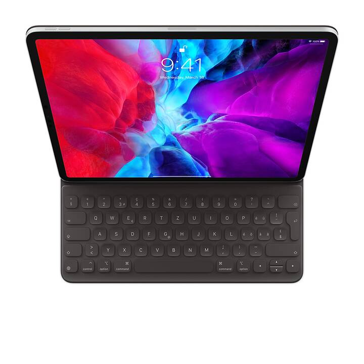 APPLE Smart Keyboard Folio Type Cover / Tablet Tastatur (12.9", Schwarz)