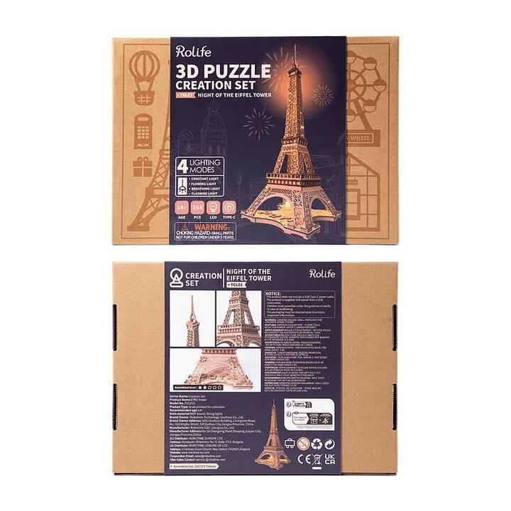 ROBOTIME Night Of The Eiffeltower 3D Puzzle (159 Stück)