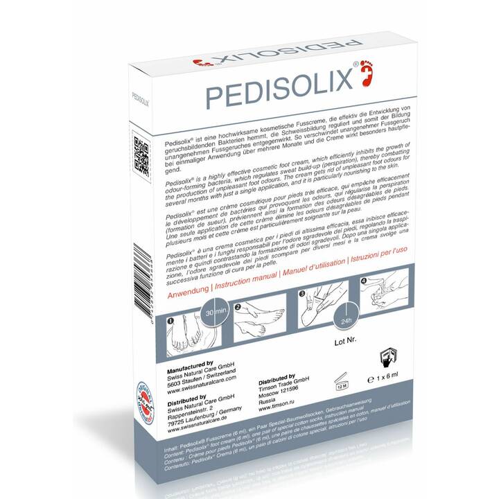 PEDISOLIX Fusscrème/gel against foot odor (6 ml)