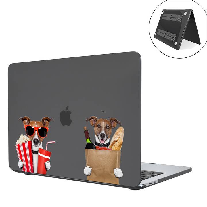 EG Hülle für MacBook Air 13" (Apple M1 Chip) (2020) - Bunt - Hunde