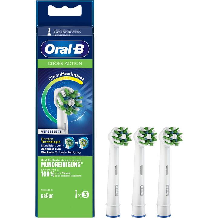 ORAL-B Testa di spazzolino Cross Action (3 pezzo)
