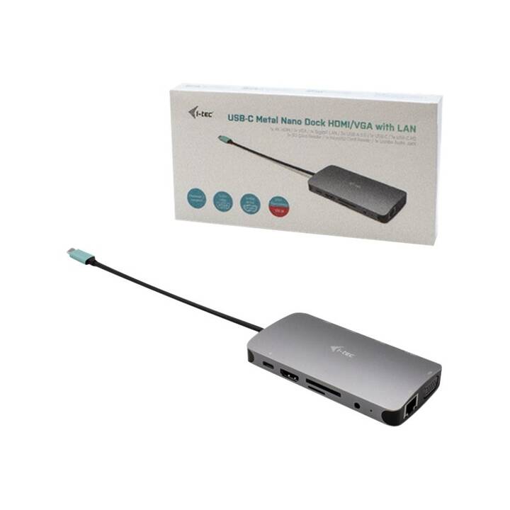 I-TEC Stazione d'aggancio (HDMI, VGA, RJ-45 (LAN))