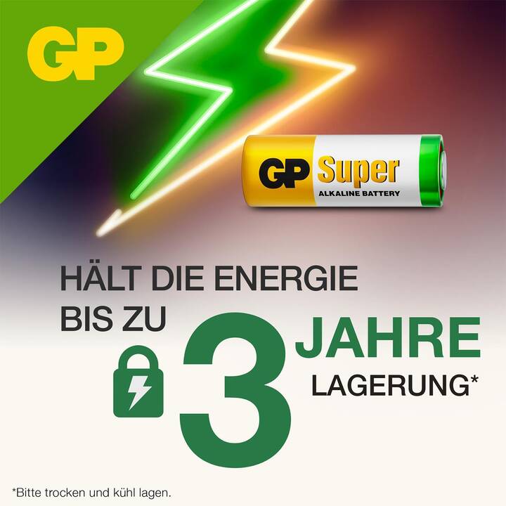 GP High Voltage Batterie (A23 / V23GA / MN21, 5 Stück)