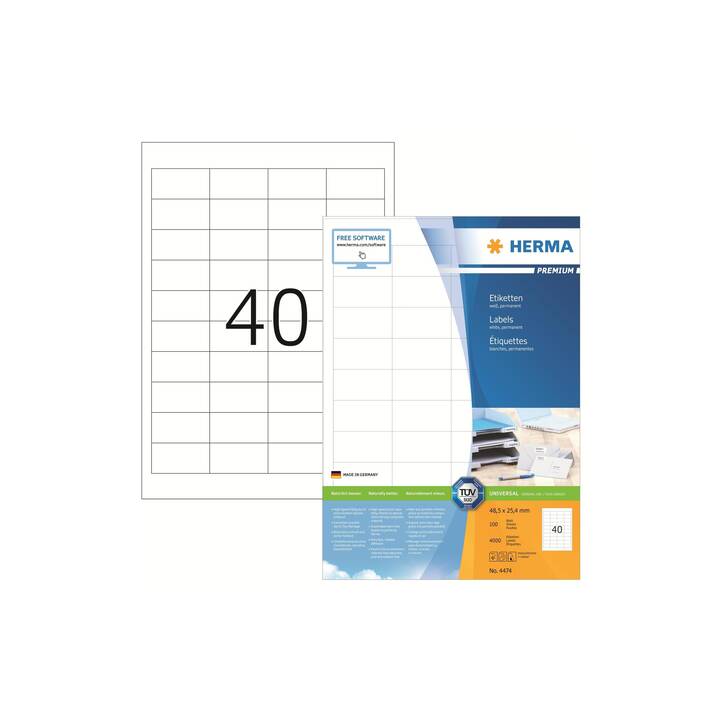 HERMA Premium (48.5 x 25.4 mm)