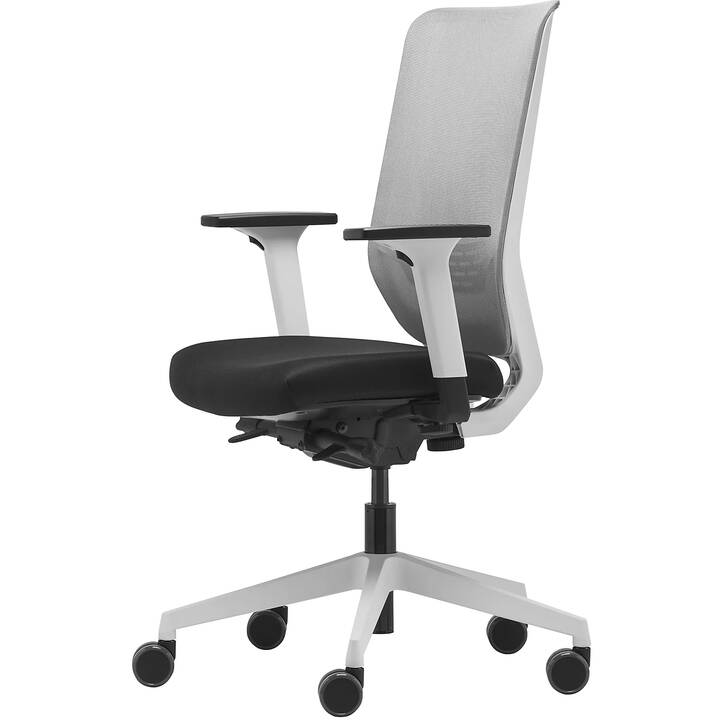 TREND OFFICE SC 9242  Fauteuil de bureau piovant (Blanc)