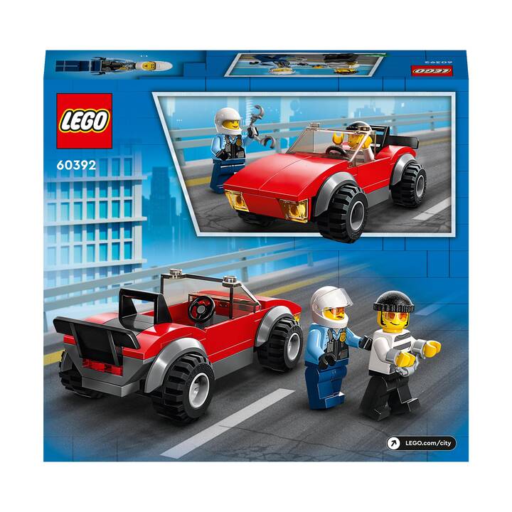 LEGO City La Course-poursuite de la Moto de Police (60392)