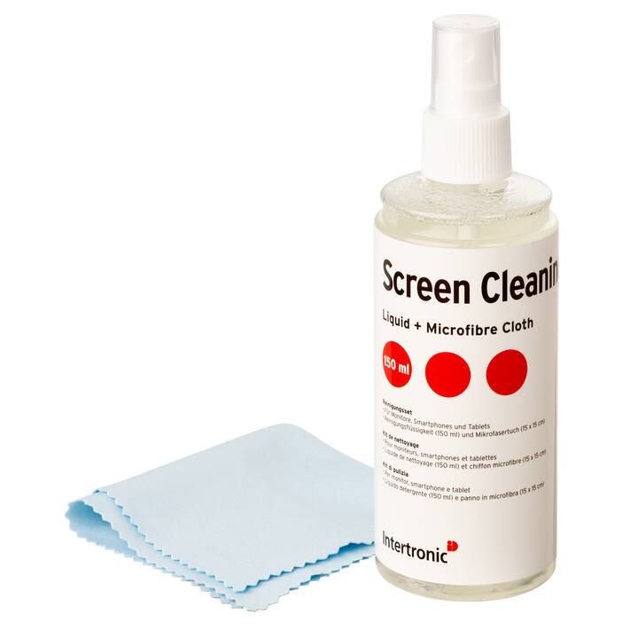 INTERTRONIC Screen Cleaning Reinigungs-Set (150 ml)