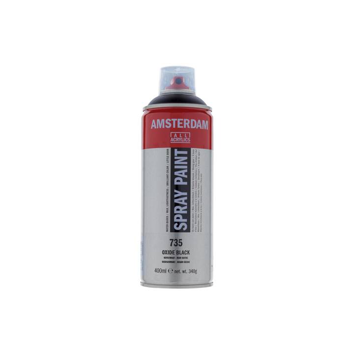 AMSTERDAM Spray de couleur (400 ml, Noir)