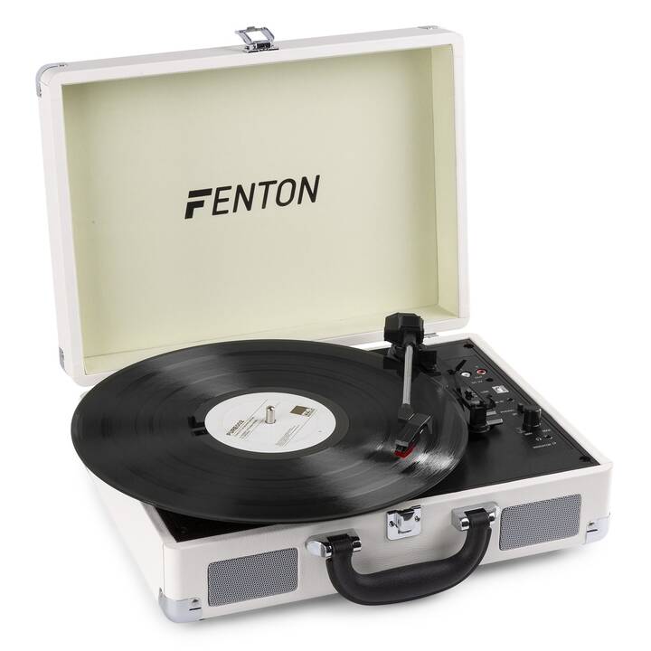 FENTON RP115 Plattenspieler (Weiss)
