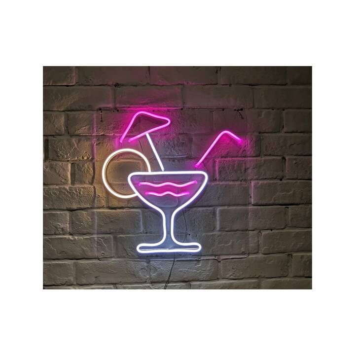 VEGAS LIGHTS Lumière d'ambiance LED Cocktail Drink (Multicolore)