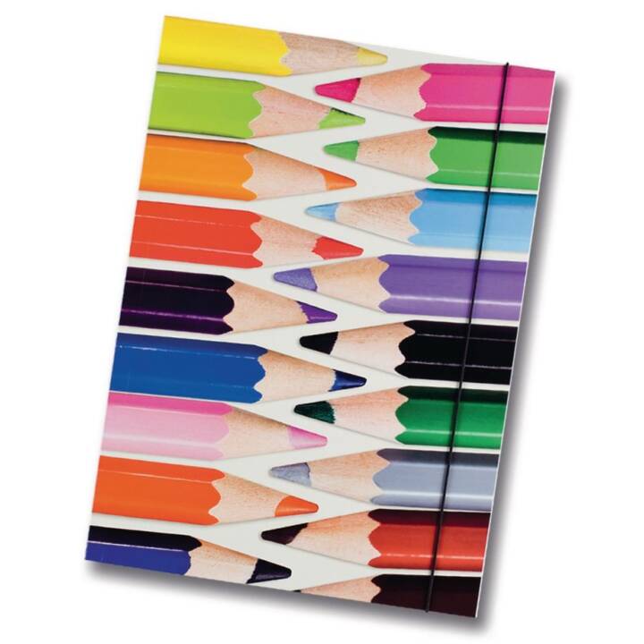 FOLIA Dossier à élastique (Multicolore, A3, 1 pièce)