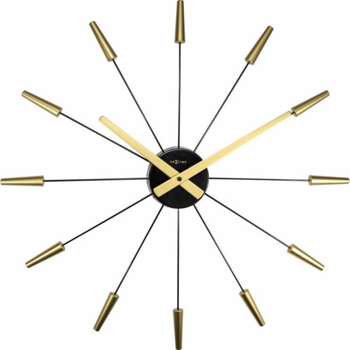 NEXTIME Plug Inn Wanduhr (Analog, 58 cm)