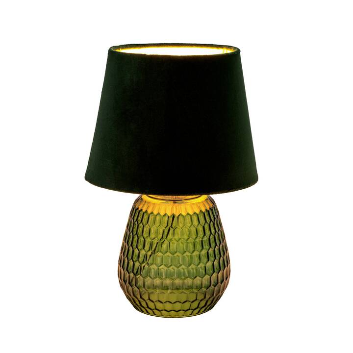 PAULEEN Lampe de table Crystal Velours (Vert)