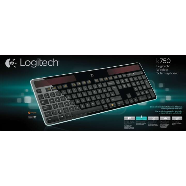 LOGITECH K750 (USB, Deutschland, Kabellos)