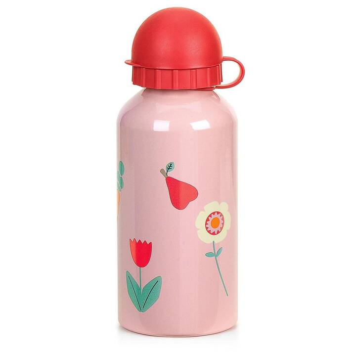 STERNTALER Kindertrinkflasche Emmily (0.4 l, Rot, Pink, Rosa, Mehrfarbig)