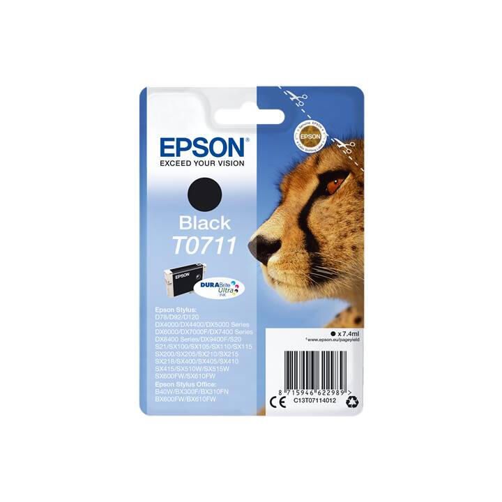 EPSON T0711 (Noir, 1 pièce)