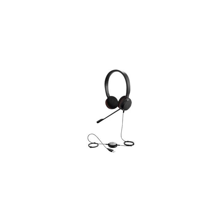 JABRA Casque micro de bureau (On-Ear, Câble, Noir)