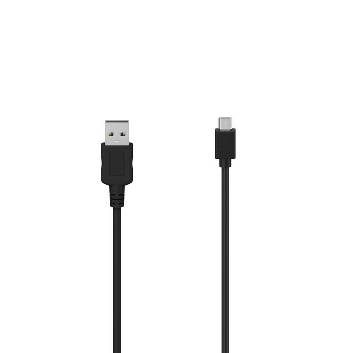 HAMA USB-Kabel (USB 2.0 Typ-A, Micro USB, 1.5 m)