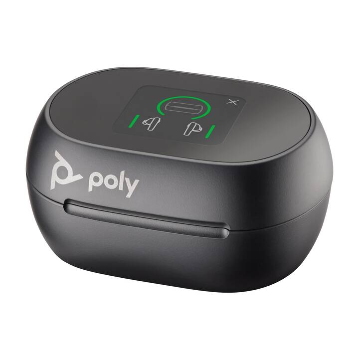 HP  Poly Voyager Free 60+ (ANC, Bluetooth 5.3, Carbon Black, Noir)