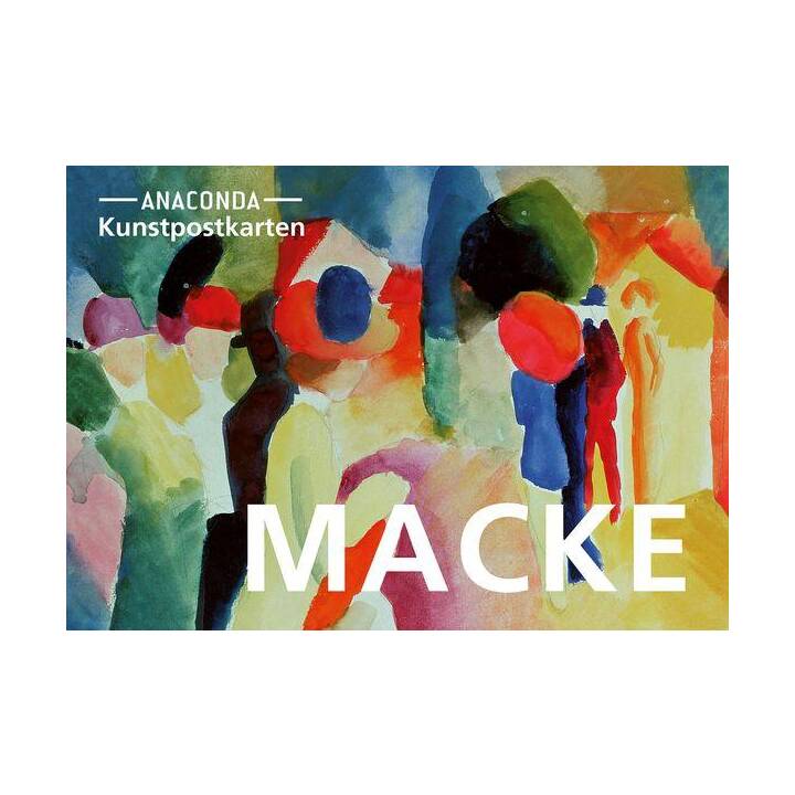 ANACONDA VERLAG Cartolina August Macke (Universale, Multicolore)