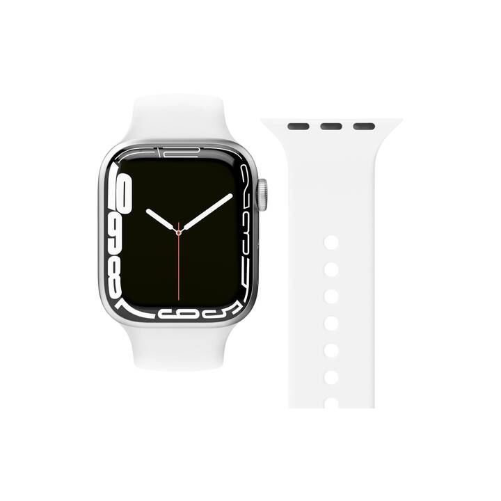 VONMÄHLEN Classic Bracelet (Apple Watch 45 mm / 42 mm / 49 mm / 44 mm, Blanc)