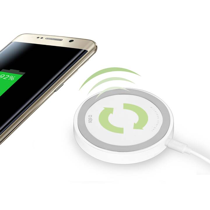 SBS TEWIRELESSCHG Wireless Ladegerät (10 W) - Interdiscount