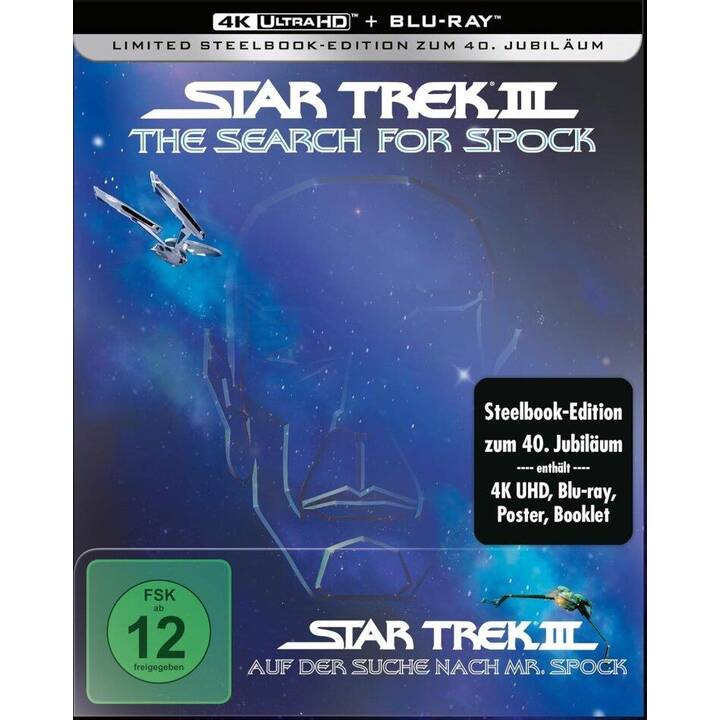 Star Trek 3 - Auf der Suche nach Mr. Spock (4K Ultra HD, Steelbook, DE, EN)