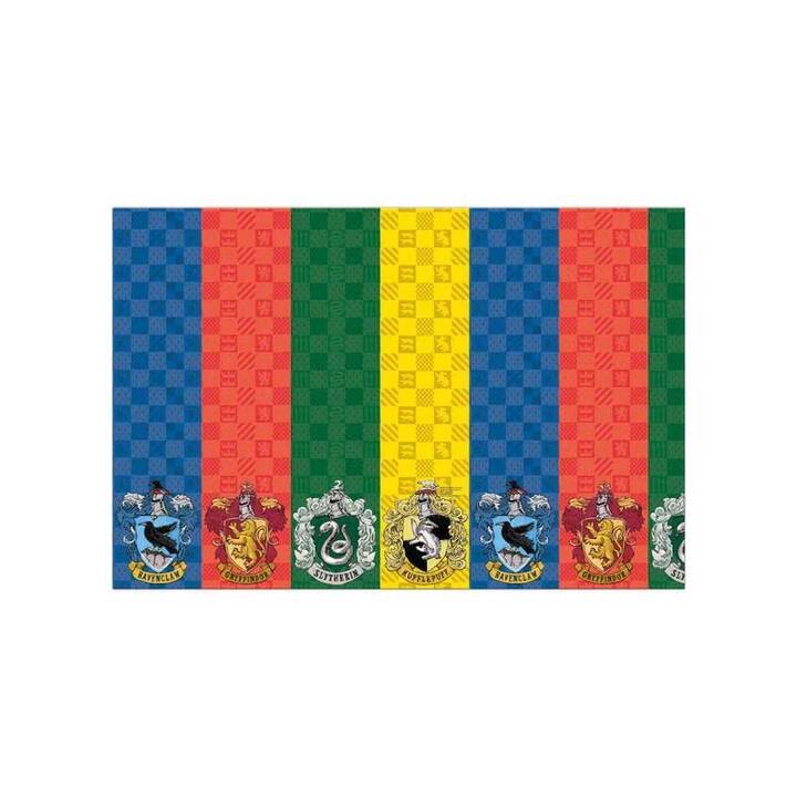 AMSCAN Nappe Harry Potter (120 cm x 180 cm, Rectangulaire, Jaune, Vert, Rouge, Bleu, Multicolore)
