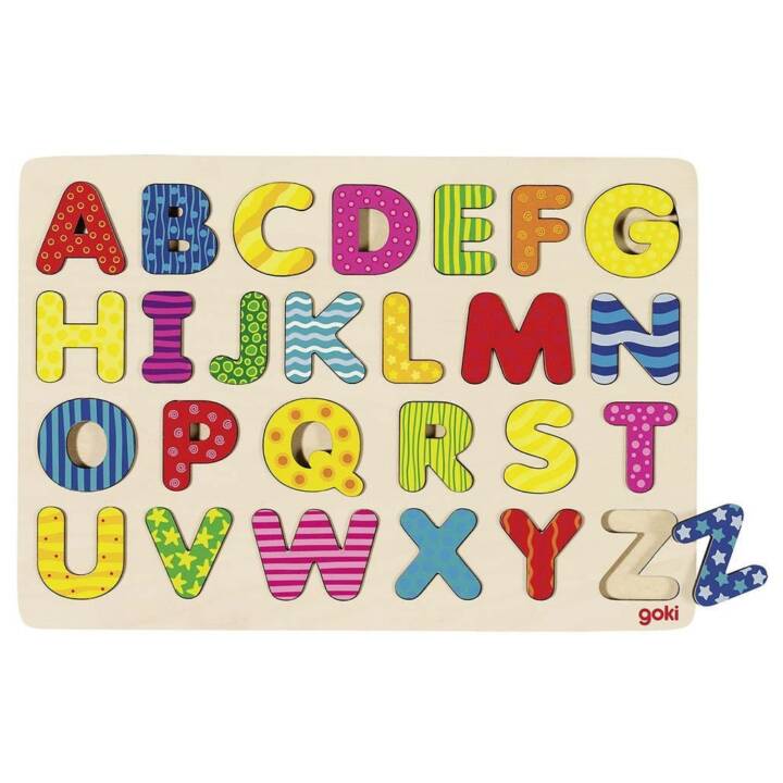 GOKI Alphabet Puzzle board (26 x)