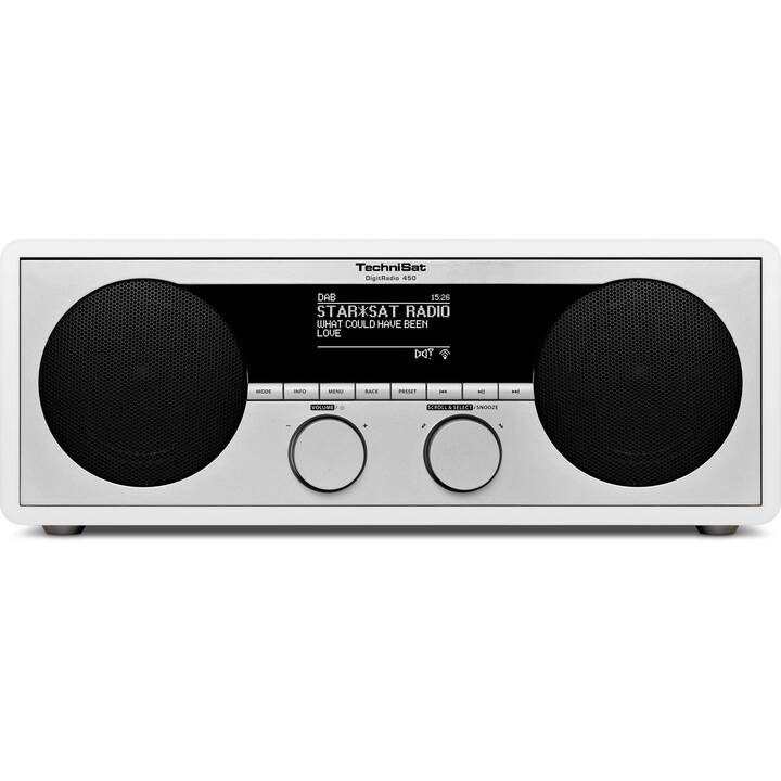 TECHNISAT DigitRadio 450 Radio pour cuisine / -salle de bain (Blanc)