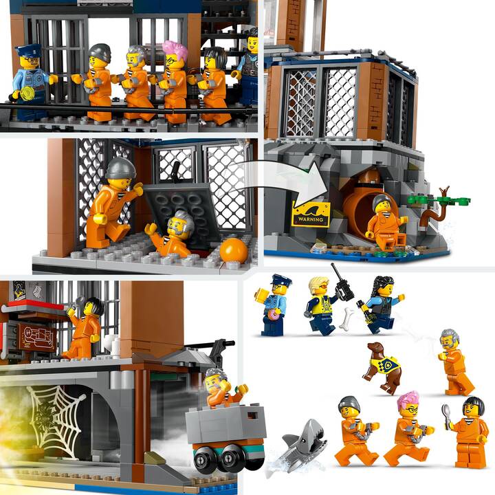LEGO City La prison de la police en haute mer (60419)