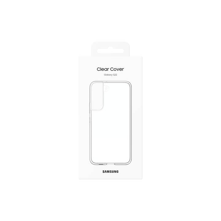 SAMSUNG Backcover Clear Standing Cover (Galaxy S22 5G, Transparent)