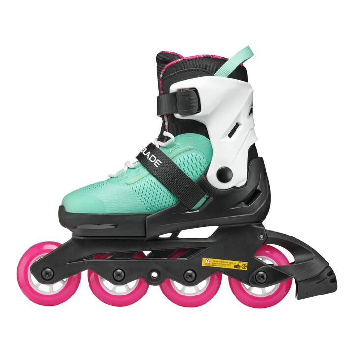 Rollers En Ligne Rollerblade Microblade SL Pour Fille – Réglable En 4 Tailles, Roues 72-80 Mm, Confort Junior Fit