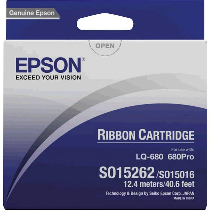 EPSON SIDM Nastro inchiostro (Nero / Nero)