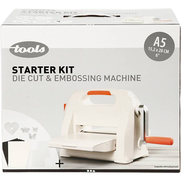 CREATIV COMPANY Stanz- und Prägemaschine A5 Starterkit