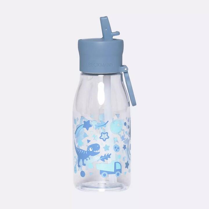 BECKMANN Trinkflasche (0.4 l, Transparent, Blau)