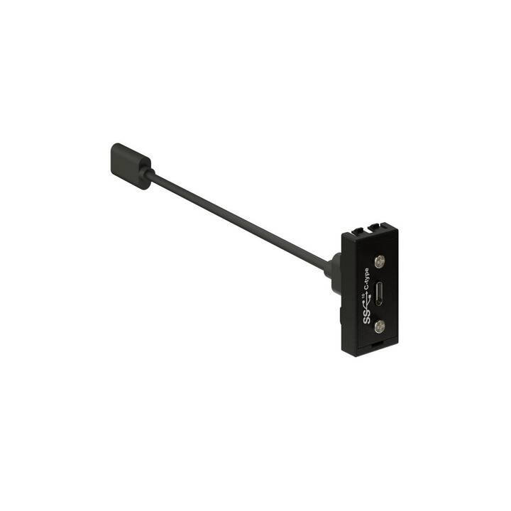 MAX HAURI Accessoires (USB de , USB de type C, 20 m, Anthracite)