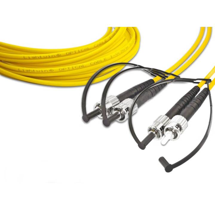 LIGHTWIN Câble réseau (ST Single-Modus, SC-Duplex, 2 m)