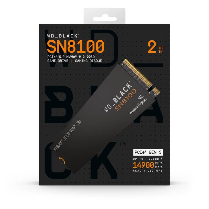 SANDISK Black SN8100 WDBCMT0020BNC-WRSN (SATA, 2000 GB, Schwarz