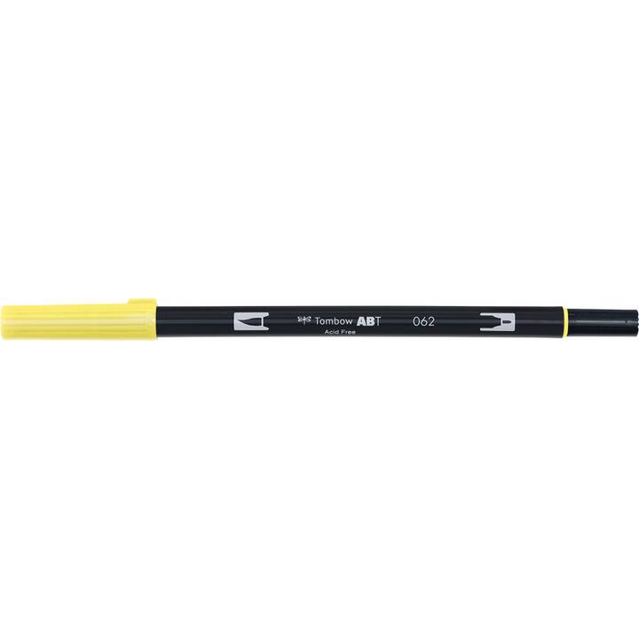 TOMBOW Dual Brush ABT 062 Crayon feutre (Jaune pâle, 1 pièce)