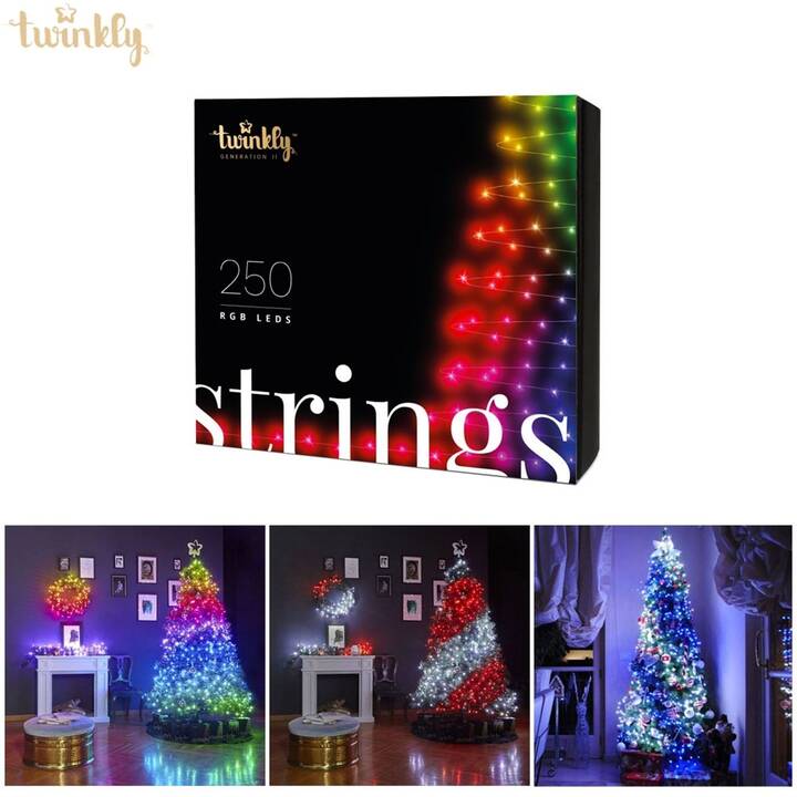 TWINKLY Lichterkette Strings 250 RGB