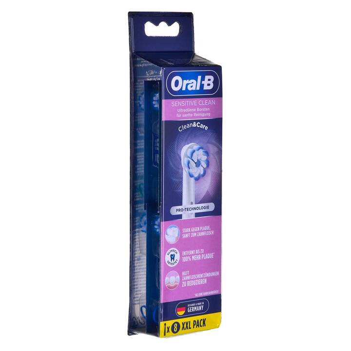 ORAL-B Tête de brossette Sensitive Clean (Doux, 8 pièce)