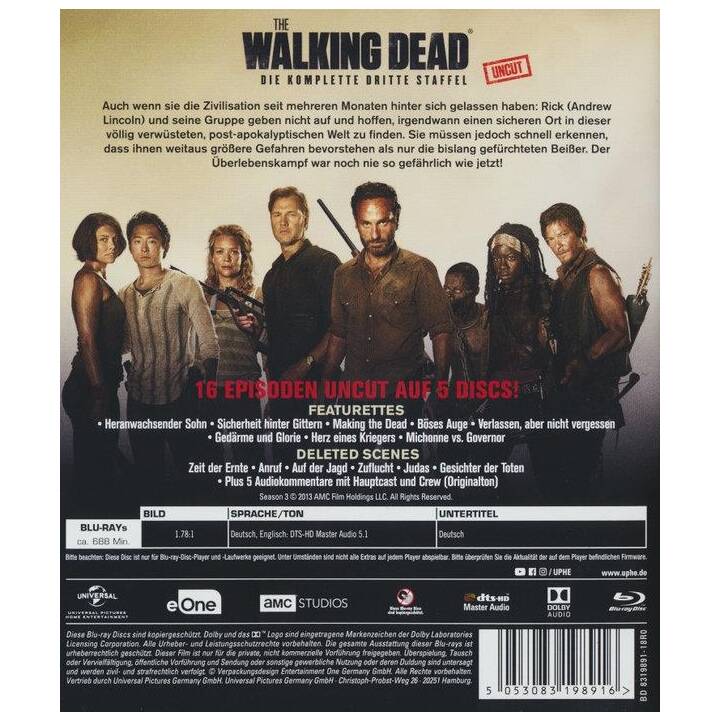 The Walking Dead Saison 3 (Uncut, DE, EN)