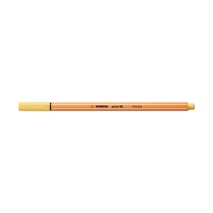 STABILO Point 88 Penna a fibra (Giallo chiaro, 1 pezzo)