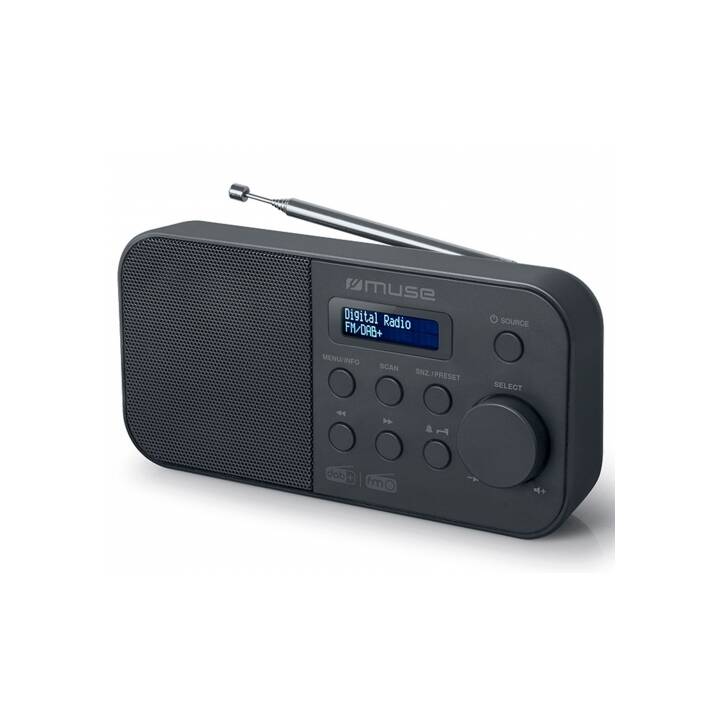 MUSE M-109 DB Radios numériques (Noir)