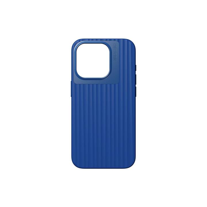 NUDIENT Backcover Bold (iPhone 15 Pro, Alluminio, Blu)