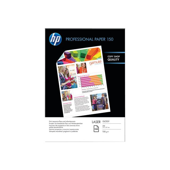 HP Fotopapier (150 Blatt, A4, 150 g/m2)